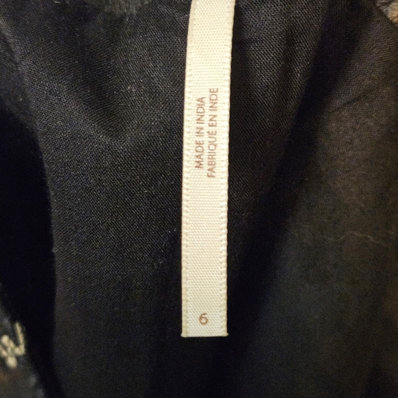 Free People Rock The Croc Black Lamb Leather Skirt - Picture 9 of 16